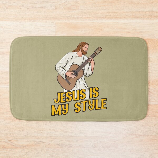 Item preview, Jesus Playing Acoustic Guitar - Jesus Is My Style designed and sold by ChristlikeMerch.