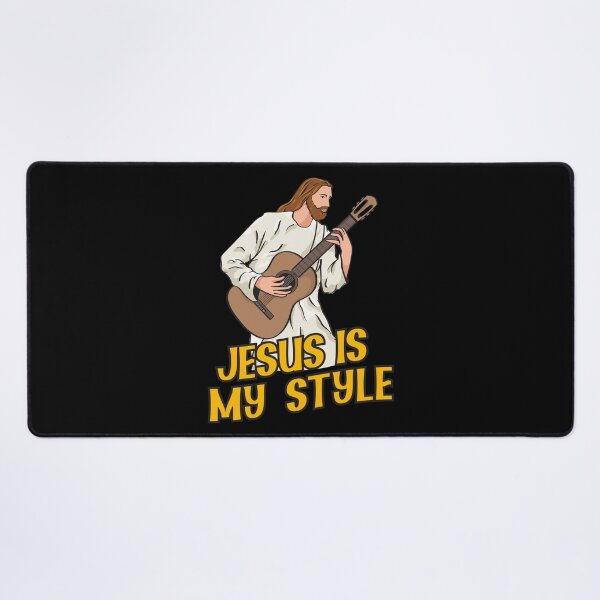 Item preview, Jesus Playing Acoustic Guitar - Jesus Is My Style designed and sold by ChristlikeMerch.