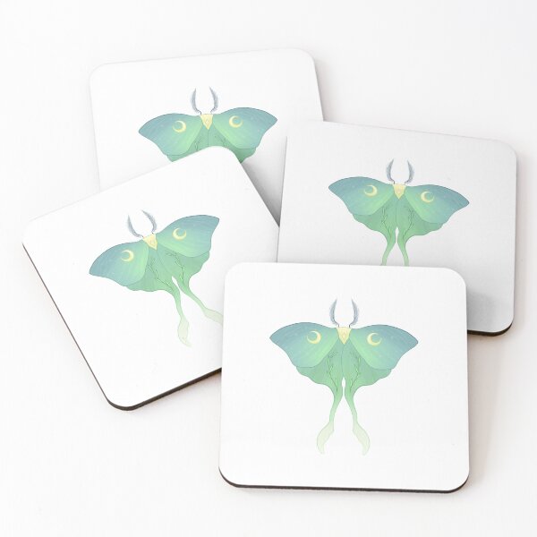 Item preview, Little luna moth designed and sold by KorallisCreates.