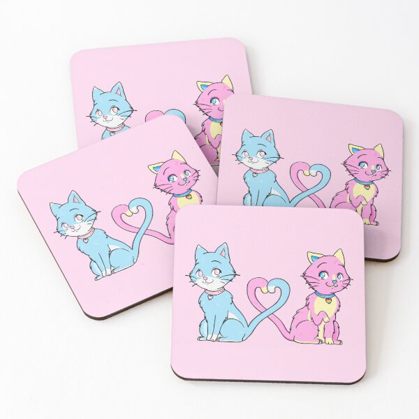 Item preview, Trans and Pan Pride Cats designed and sold by everything4eva.