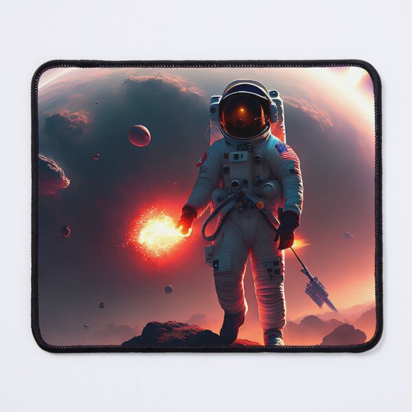Item preview, Astronaut Standing on Asteroids designed and sold by Space-Wear.