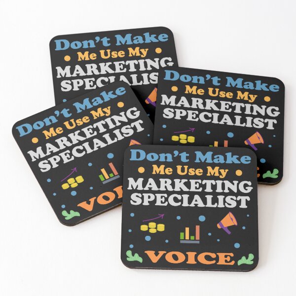 Item preview, Dont make me use my marketing specialist voice, vintage, funny ninja marketing specialist job ,marketing specialist humor, marketing specialist joke,meme, designed and sold by SGS-.