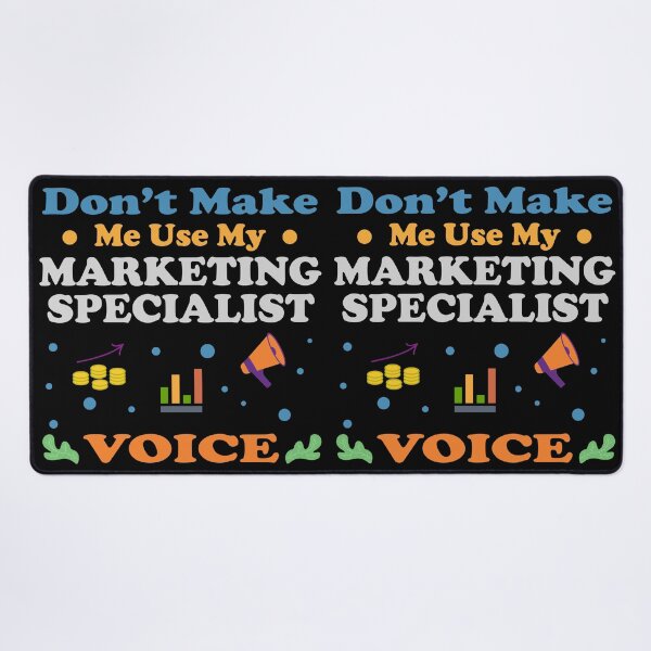 Item preview, Dont make me use my marketing specialist voice, vintage, funny ninja marketing specialist job ,marketing specialist humor, marketing specialist joke,meme, designed and sold by SGS-.