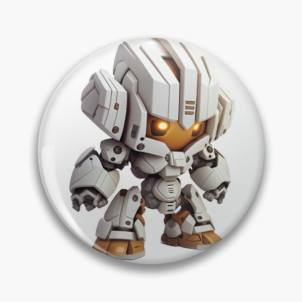 Artikelvorschau, Netter 3D Chibi Mecha | Entzückender Mecha V - 17 entworfen und verkauft von SMCLN.