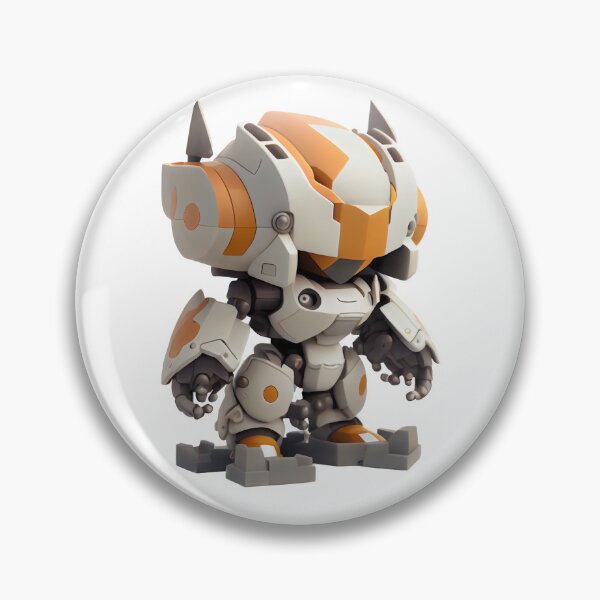 Artikelvorschau, Netter 3D Chibi Mecha | Entzückender Mecha V - 18 entworfen und verkauft von SMCLN.