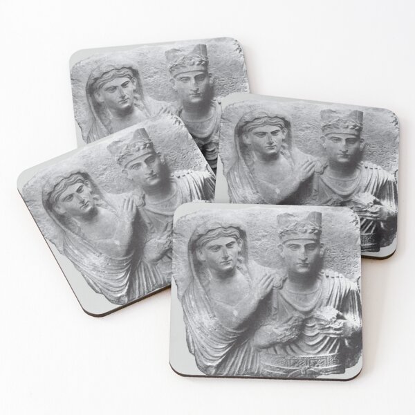 Item preview, Stone statue of a family from Palmyra designed and sold by  Bride of the desert.