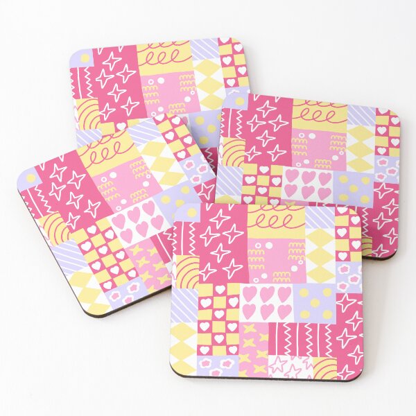 Item preview, Square Pastel Pattern by h2oxone designed and sold by h2oxone.