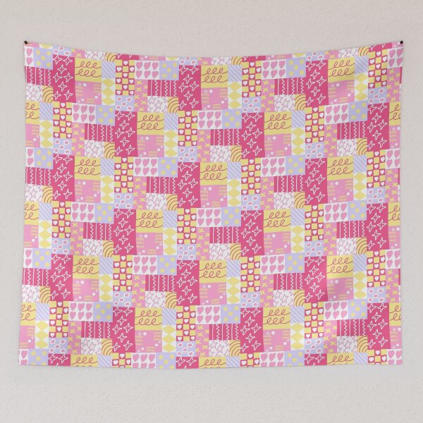 Item preview, Square Pastel Pattern by h2oxone designed and sold by h2oxone.