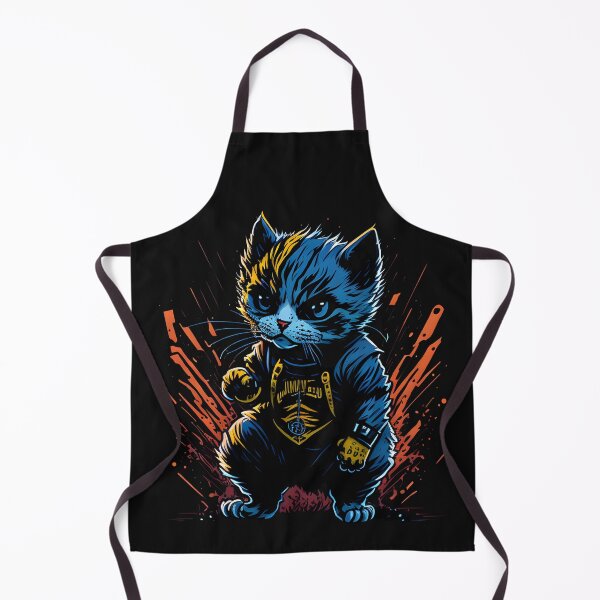 Item preview, Cat Daddy Black Cat Vintage Eighties Style Cat Retro V - Our Funny & Cute Cat Design designed and sold by Chromatic-Art.
