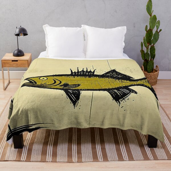 Item preview, Green Largemouth Bass in Abstract Style Painting designed and sold by WalterWhatFace.