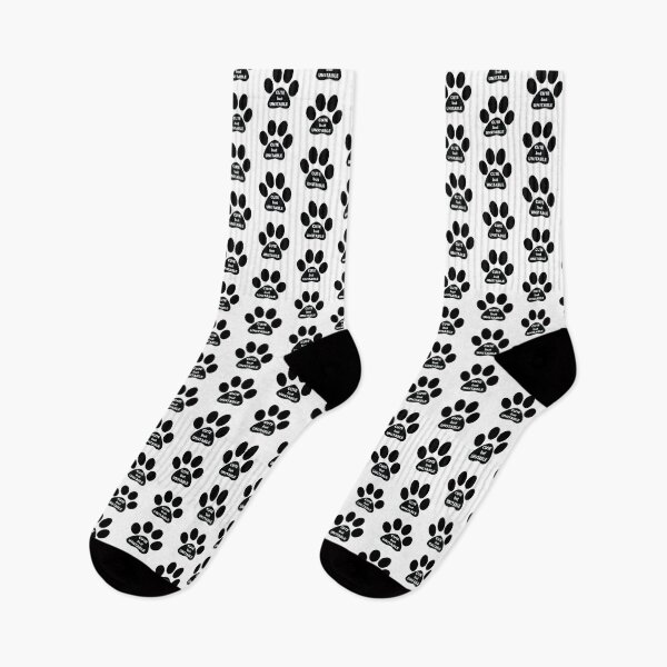 Item preview, Cute but Unstable Black Pawprint / Illustration for Crazy Cutie designed and sold by impressionofmel.
