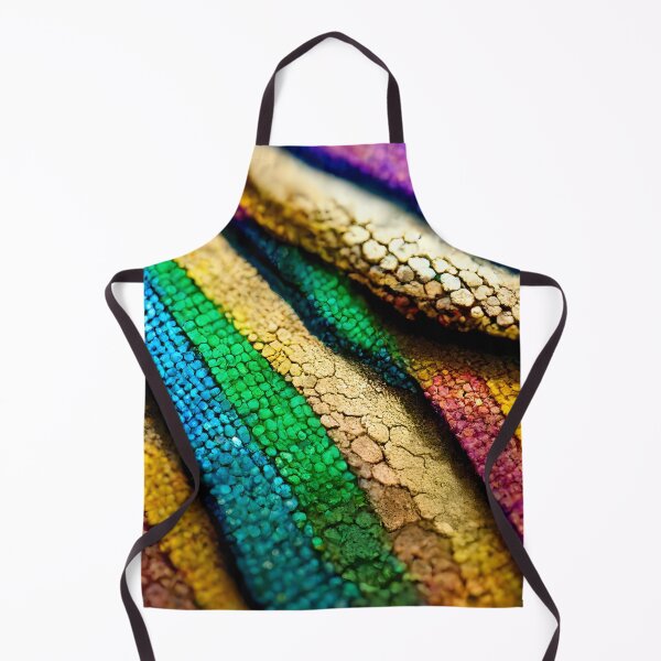 Item preview, Abstract colorful snake skin, golden scales designed and sold by salarkoshop.