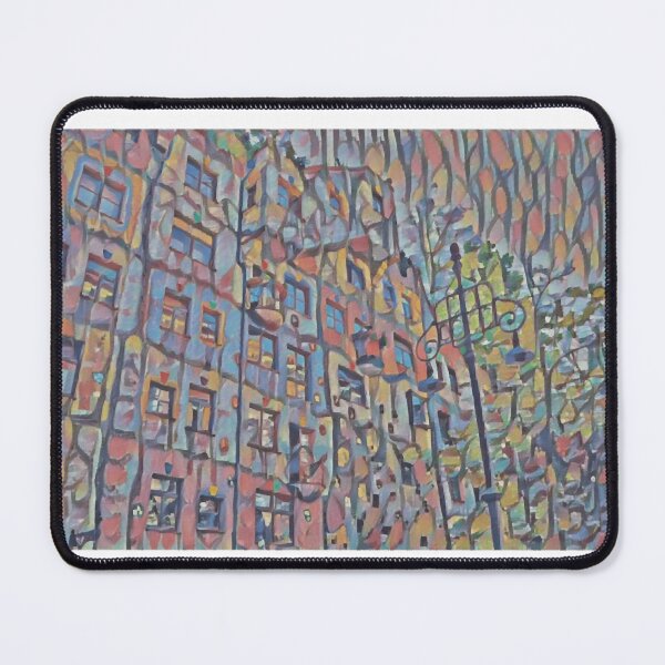 Item preview, Hundertwasser House Vienna, pale colors designed and sold by Haynesvirginiak.