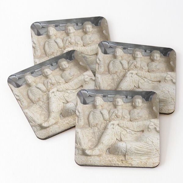 Item preview, Stone statue of a family from Palmyra designed and sold by  Bride of the desert.