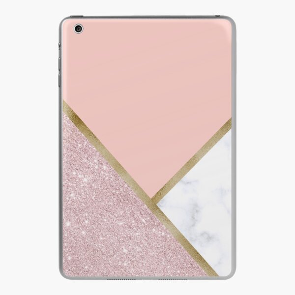 Rose gold glitter ombre white marble breathe typography Iphone