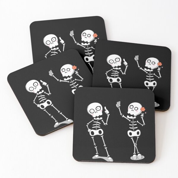 Item preview,  Funny Graphic Skeleton Print Crop Top Casual T-Shirt designed and sold by larbi01.