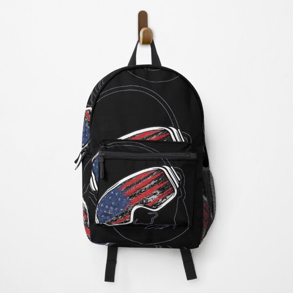 Item preview, Cool skiing helmet mountains men designed and sold by AgnesMBrae.