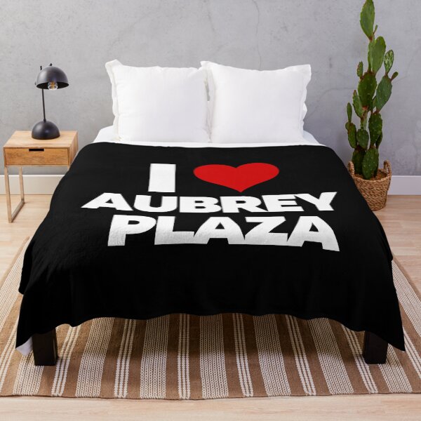 Item preview, I Love Aubrey Plaza (White Text) designed and sold by theartcreatore.