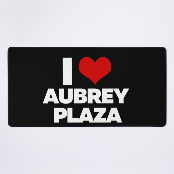 Item preview, I Love Aubrey Plaza (White Text) designed and sold by theartcreatore.