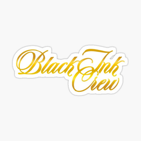 Black Ink Crew Stickers | Redbubble