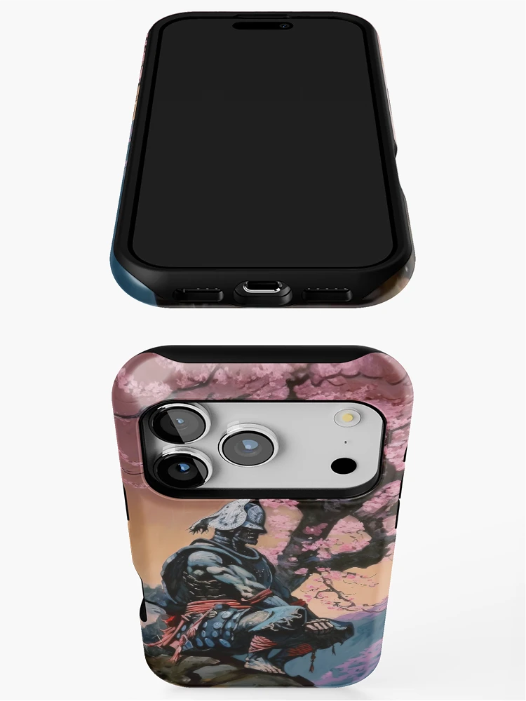 Thumbnail 3 of 4, iPhone Case, Japanese Samurai Meditating designed and sold by RockingPandS.
