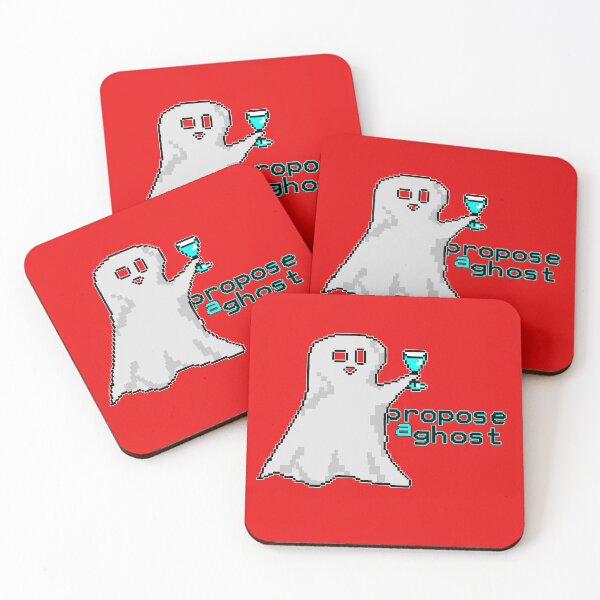Item preview, Propose a Ghost - Pixel Art designed and sold by Fun Funky Designs.