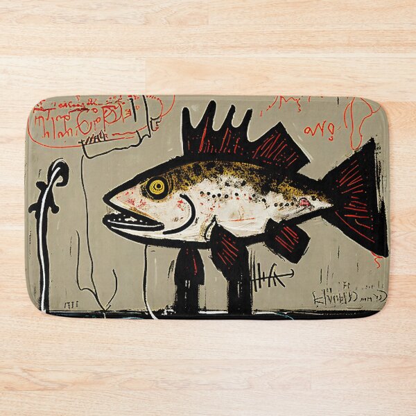 Item preview, Brown Trout in Abstract Style Painting designed and sold by WalterWhatFace.