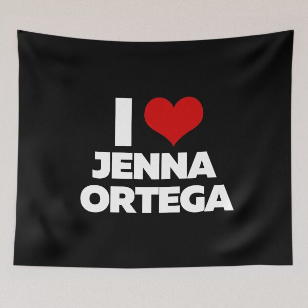 Item preview, I Love Jenna Ortega (White Text) designed and sold by theartcreatore.