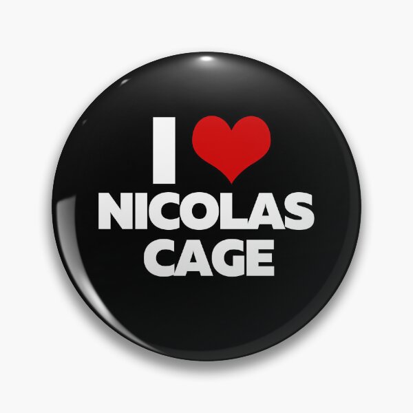 Item preview, I Love Nicolas Cage (White Text) designed and sold by theartcreatore.