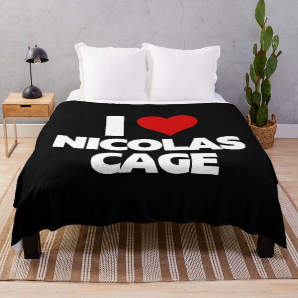 Item preview, I Love Nicolas Cage (White Text) designed and sold by theartcreatore.