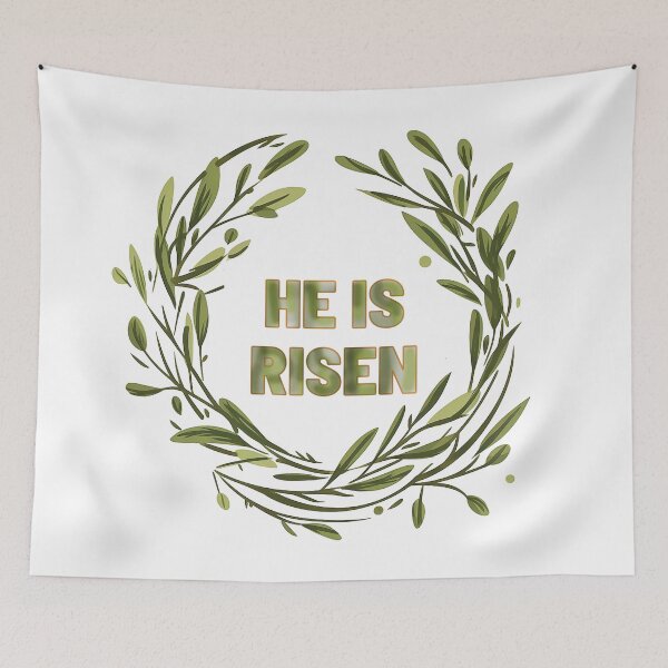 Item preview, he is risen tshirt designed and sold by Ladidia.