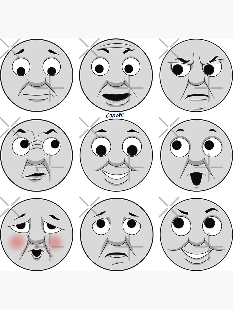 The Many Faces of Thomas (full faces) | Magnet