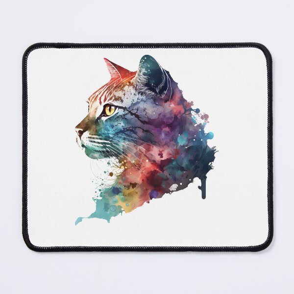 Item preview, Beautiful Colorful Cat - Unique designed and sold by ekachar.