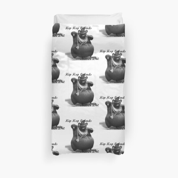 Biggie Cheese MEME "Legends Never Die" Duvet Cover