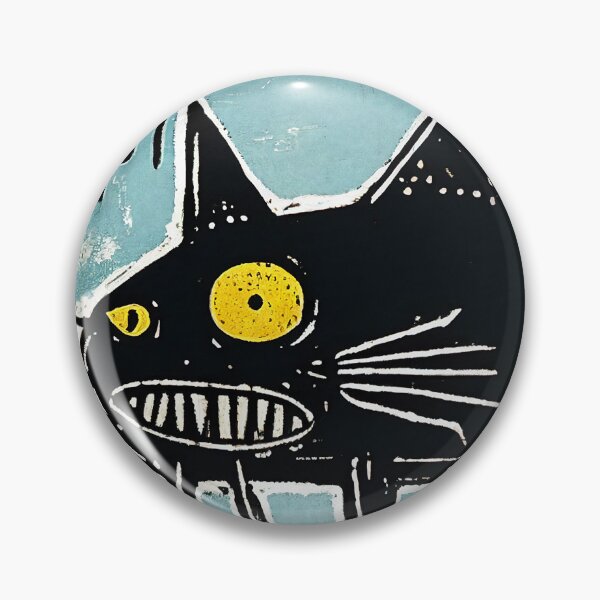 Artikelvorschau, Malerei des neoexpressionistischen Cat Fish (Wels). entworfen und verkauft von WalterWhatFace.