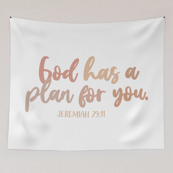 Item preview, God has a plan for you. - Jeremiah 29:11 designed and sold by GMM Designs.