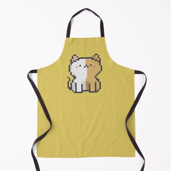 Item preview, Pixel Quiet Two Face White Ginger Cat 43 designed and sold by sosorimaru.