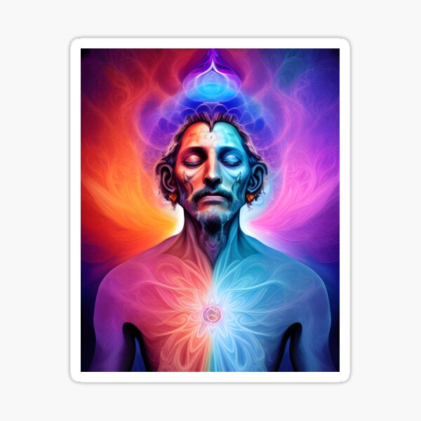 Spiritual Awakening VOL2 - Spiritual Man Portrait Art Sticker