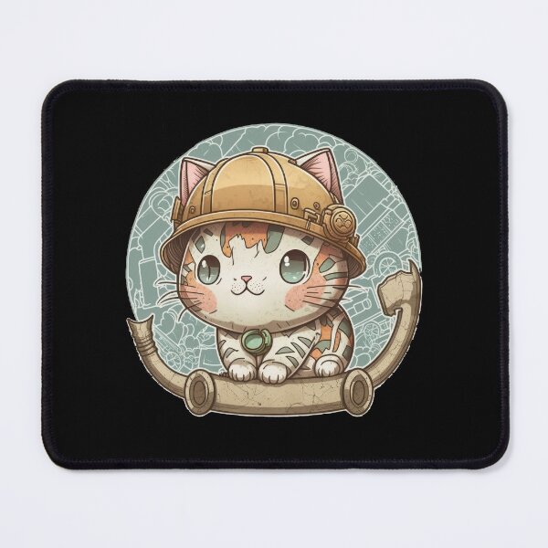 Item preview, Catswithhardhats Not Having Fun Cat Hard working Hardhat designed and sold by CoolCreative.