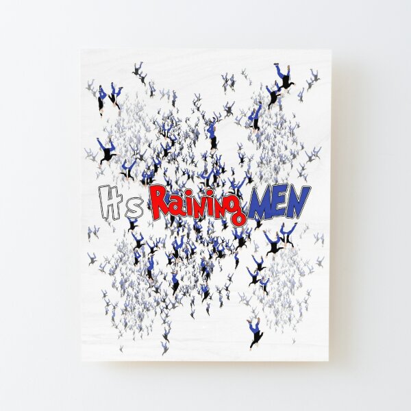 Its Raining Men Wall Art for Sale Redbubble