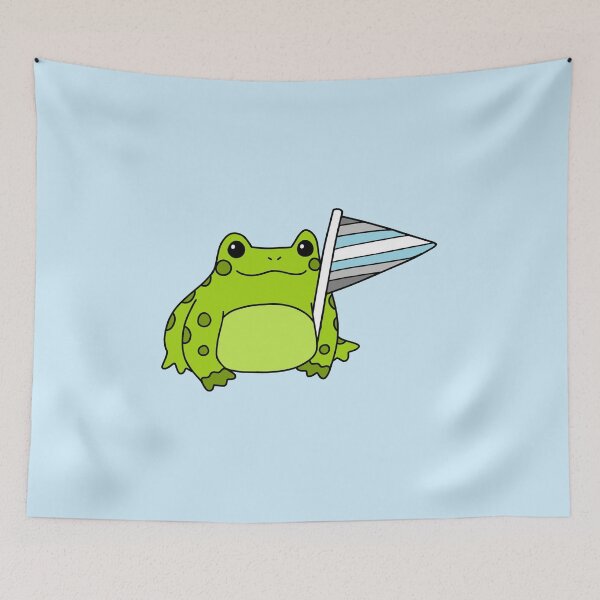 Item preview, Demiboy Pride Frog designed and sold by everything4eva.