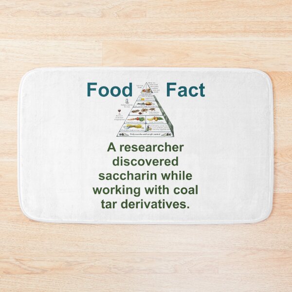 Item preview, A Researcher Discovered Saccharin - Food Fact designed and sold by CrankyOldDude.