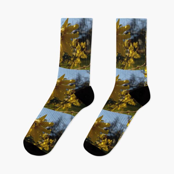 Item preview, Happy spring vibrant forsythias original artwork designed and sold by paragonDesign28.