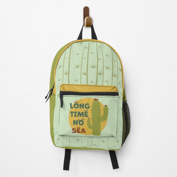 Item preview, Cactus | Long Time No Sea Text, Funny designed and sold by iamKaye.