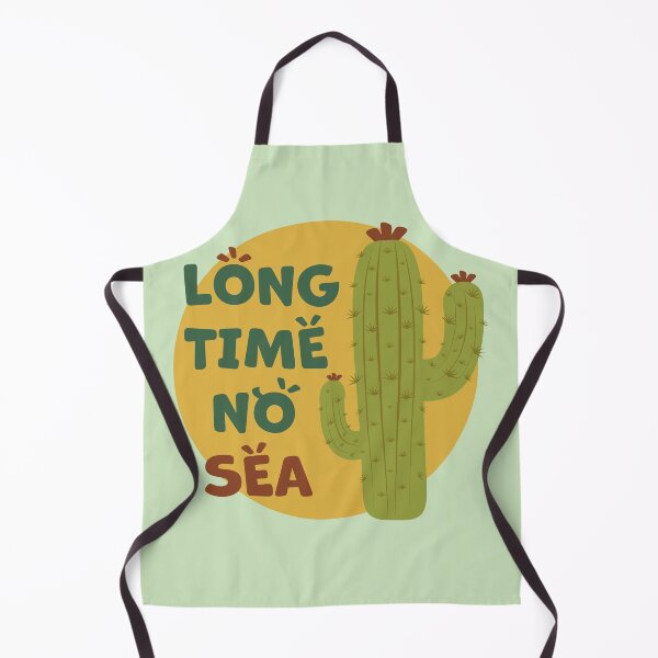Item preview, Cactus | Long Time No Sea Text, Funny designed and sold by iamKaye.