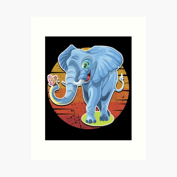 Fine Art Elephant Print, Friendship Gifts