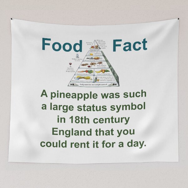 Item preview, A Pineapple Was Such A Large Status Symbol - Food Fact designed and sold by CrankyOldDude.
