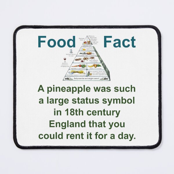 Item preview, A Pineapple Was Such A Large Status Symbol - Food Fact designed and sold by CrankyOldDude.
