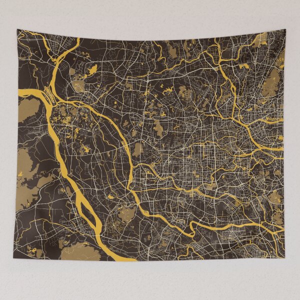 Item preview, Foshan City Map of Guangdong, China - Pastel designed and sold by deMAP.