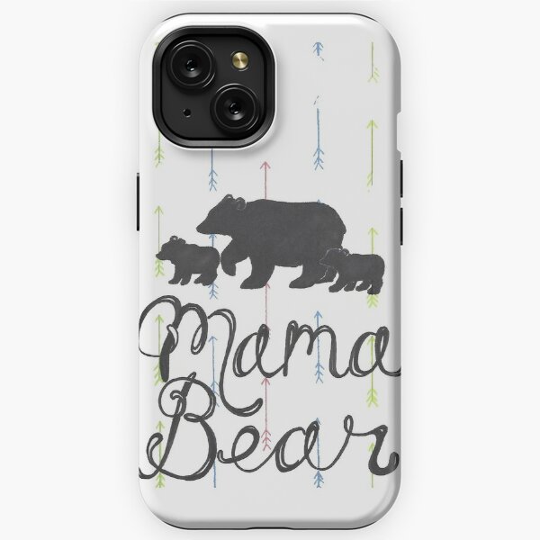 Grizzly Bear Family Silhouettes, Mama Bear with Cubs Kids T-Shirt for  Sale by Jenn Inashvili